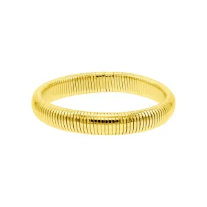 14k Gold Plated .5" Tall Omega Bracelet