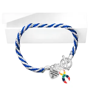 Autism Awareness Together Make A Difference Rope Bracelets