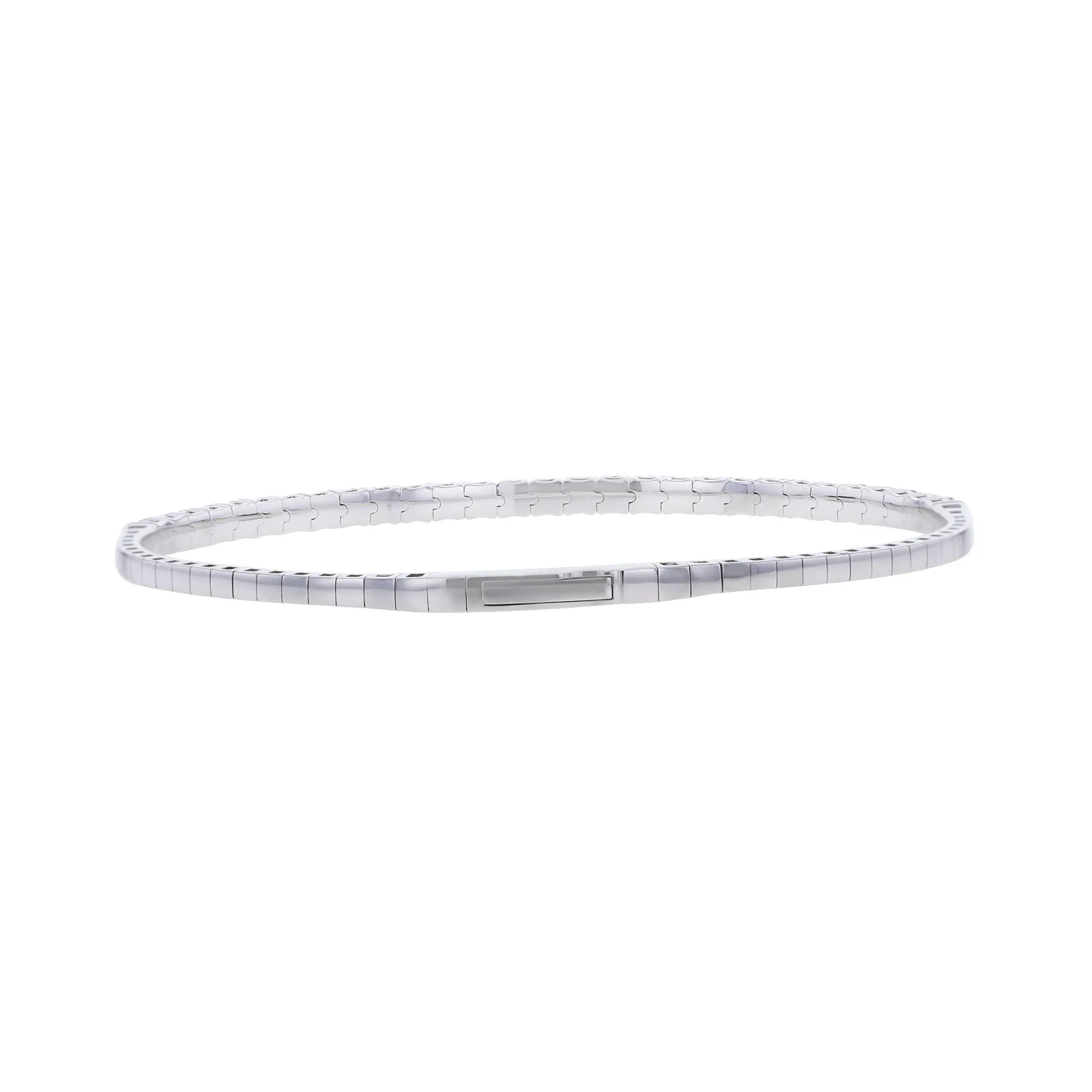 Azora Sky Blue & White Diamond Bangle