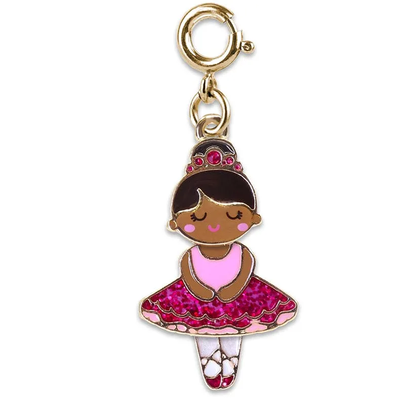 Charmit Gold Swivel Ballerina Charm - Multicolour