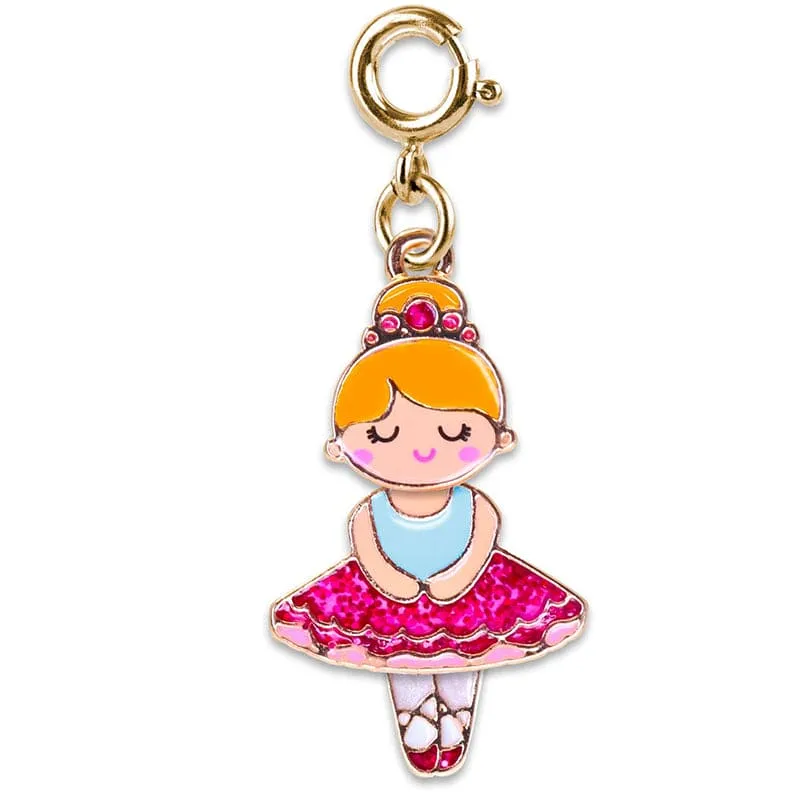 Charmit Gold Swivel Ballerina Charm - Multicolour