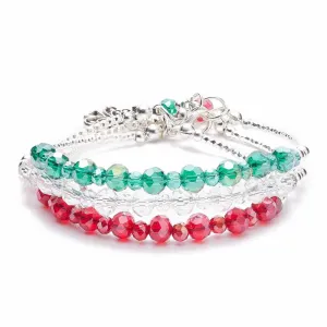 Christmas Beaded Bracelet