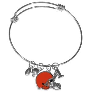 Cleveland Browns Charm Bangle Bracelet