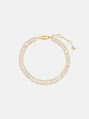 CZ Baguette Tennis Bracelet