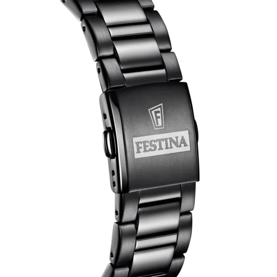 Festina Ceramic Chronograph Mens Watch I Model F20578/1 Quartz Movement