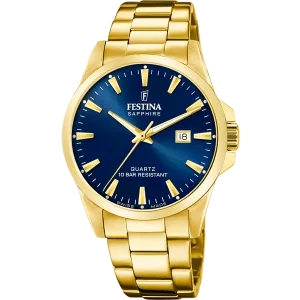 Festina Swiss Made Stainless Steel Analog Mens Watch I Model F20044/3 Quartz Movement