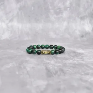 Gaze of Serenity - Green Tiger Eye Bracelet