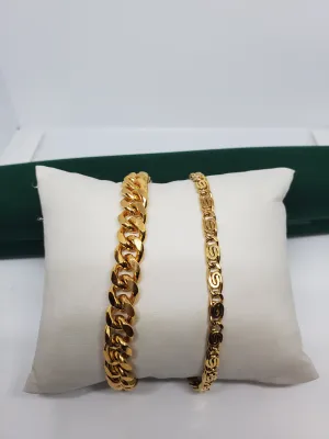 Gold Plated Unisex Bracelets