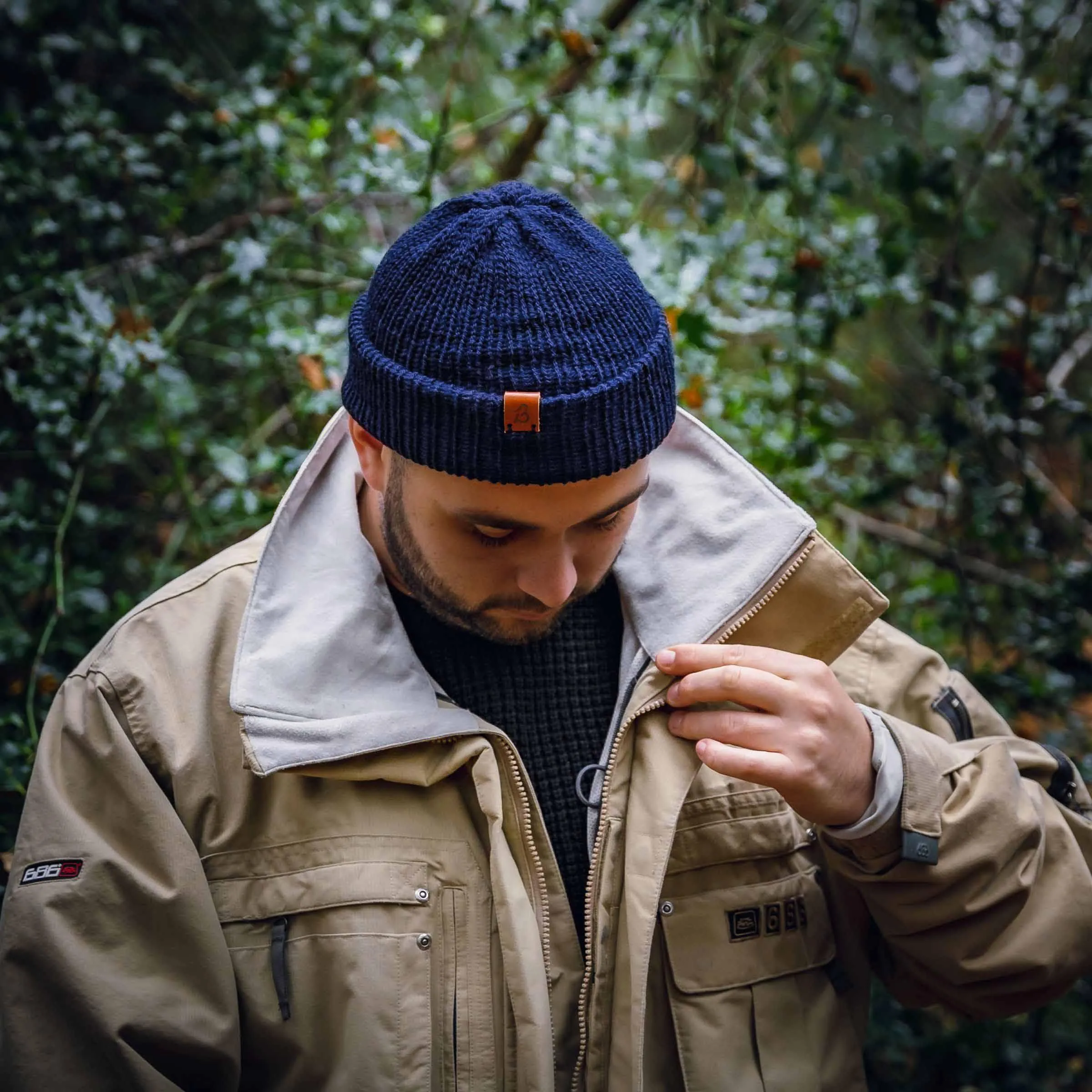 Hazel Brown Trawler Wooly Hat