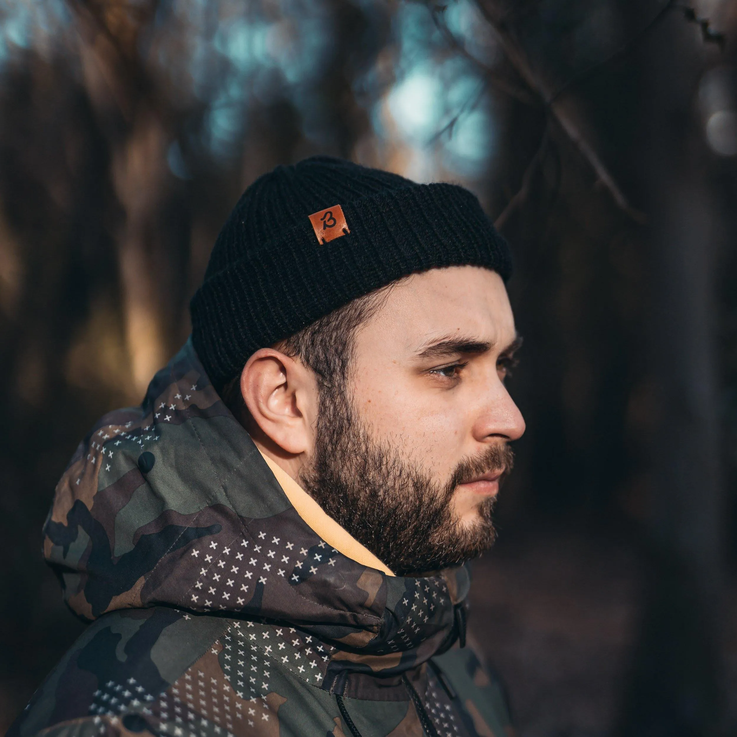 Hazel Brown Trawler Wooly Hat