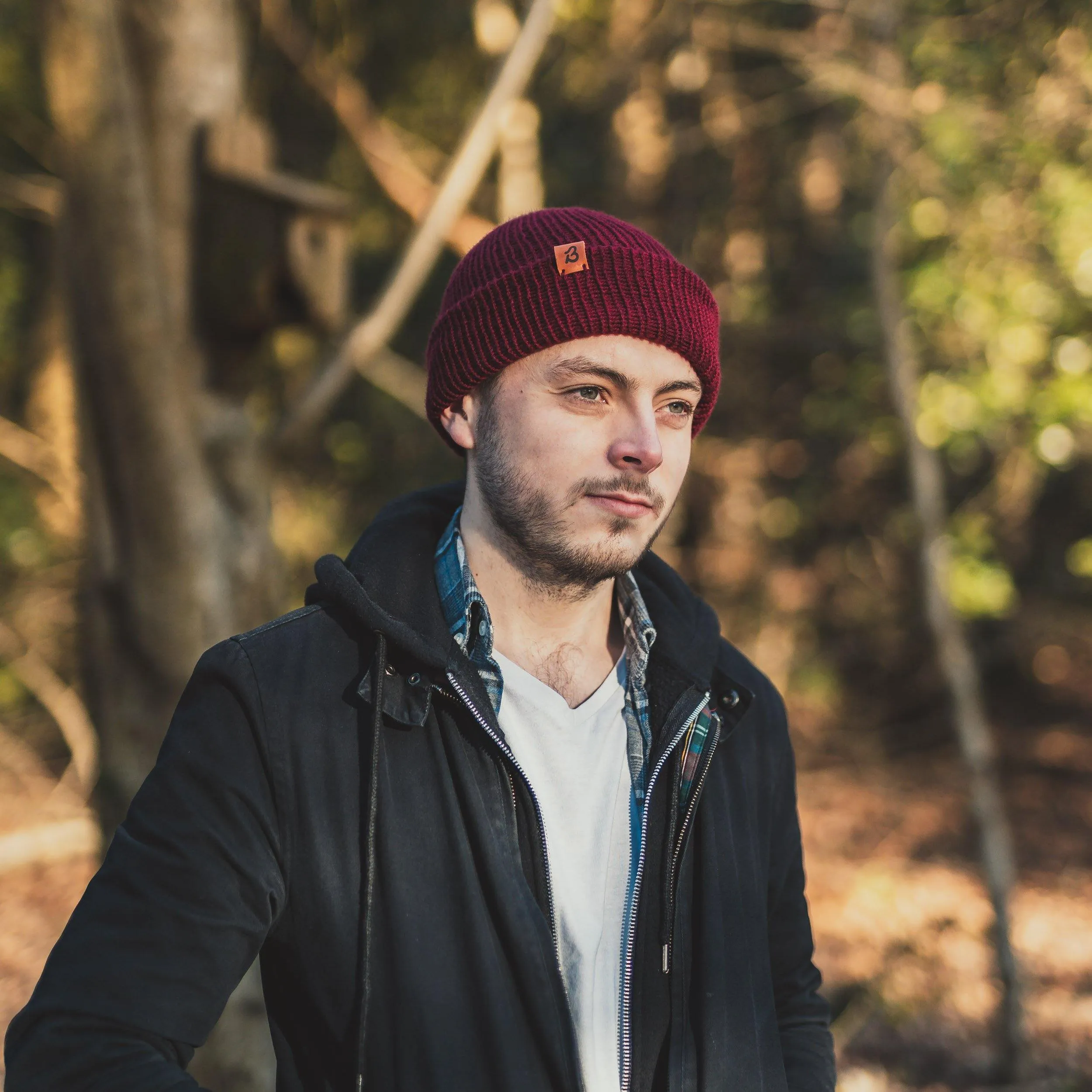 Hazel Brown Trawler Wooly Hat