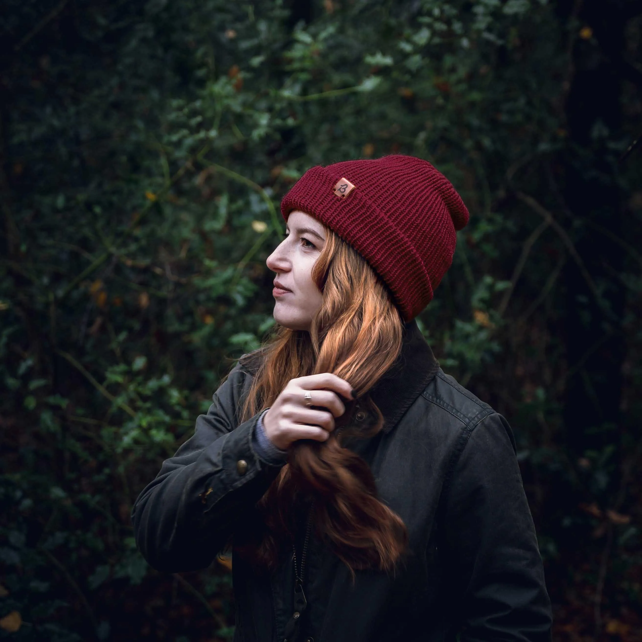 Hazel Brown Trawler Wooly Hat