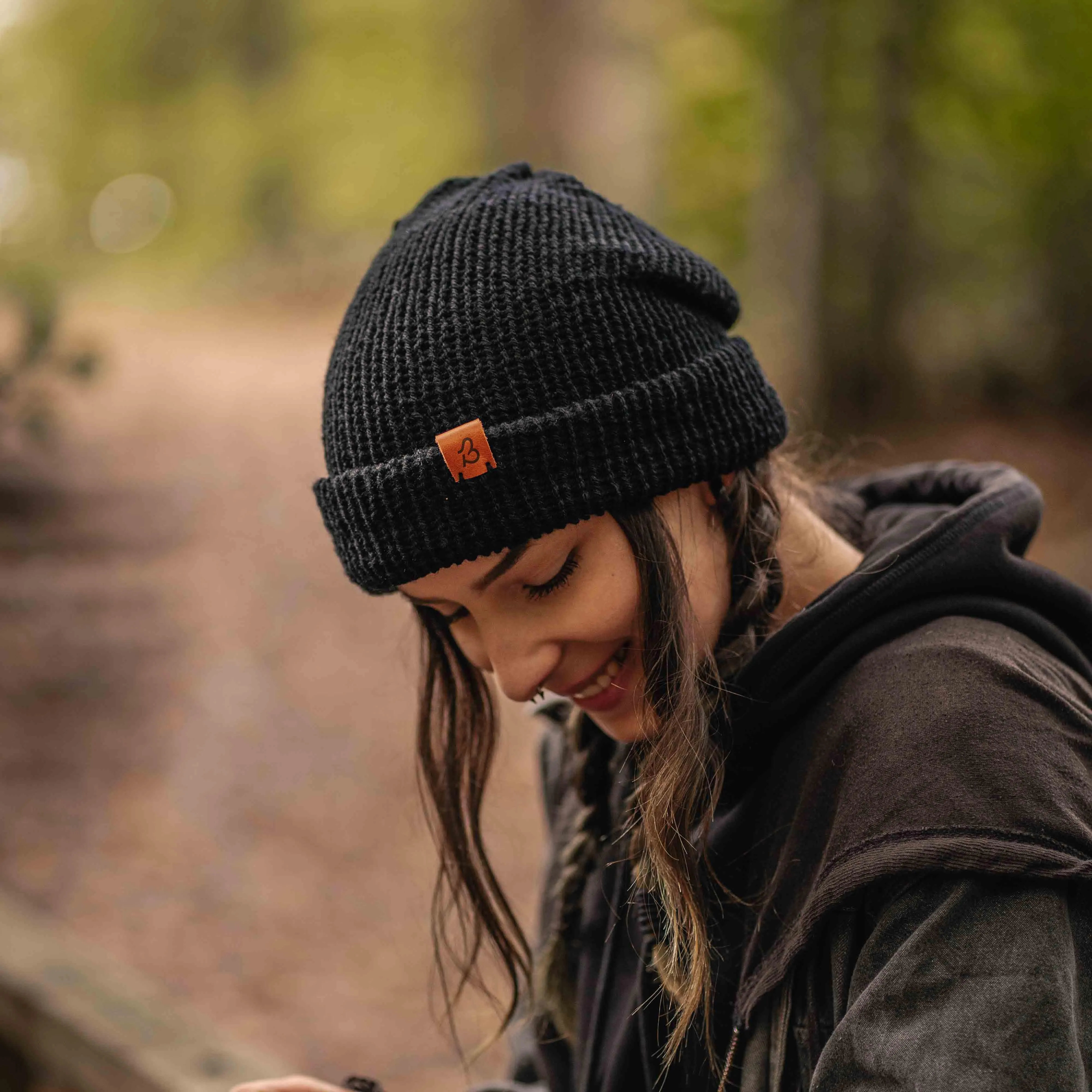 Hazel Brown Trawler Wooly Hat