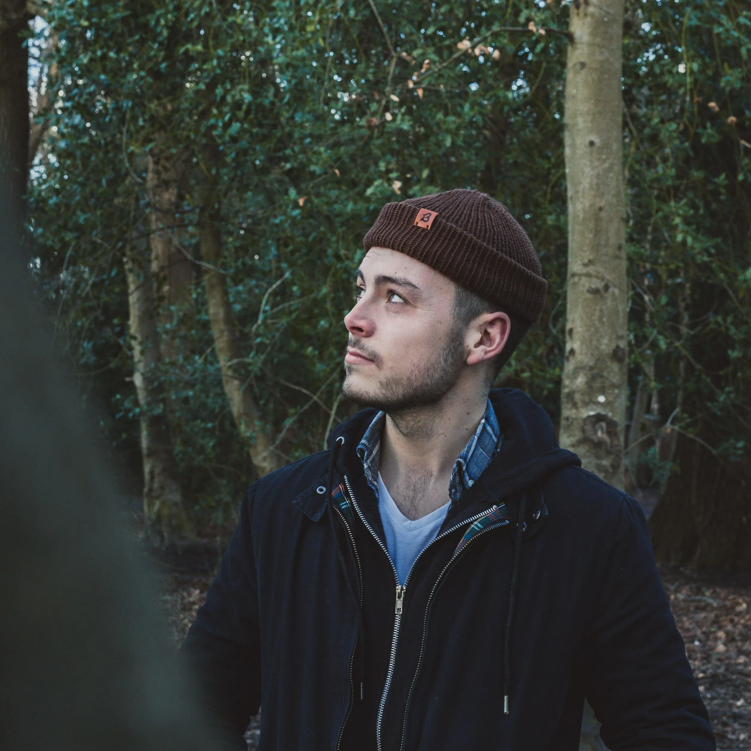 Hazel Brown Trawler Wooly Hat