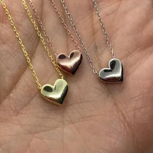 Heart Shaped necklace without stones