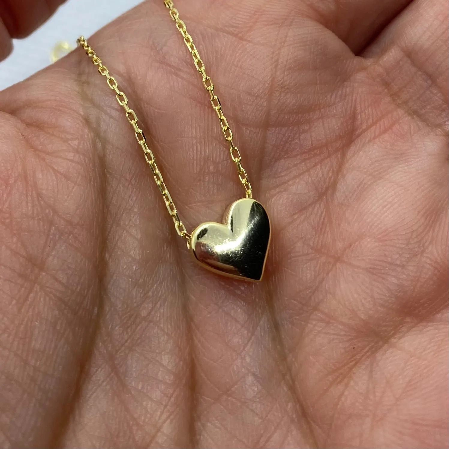 Heart Shaped necklace without stones