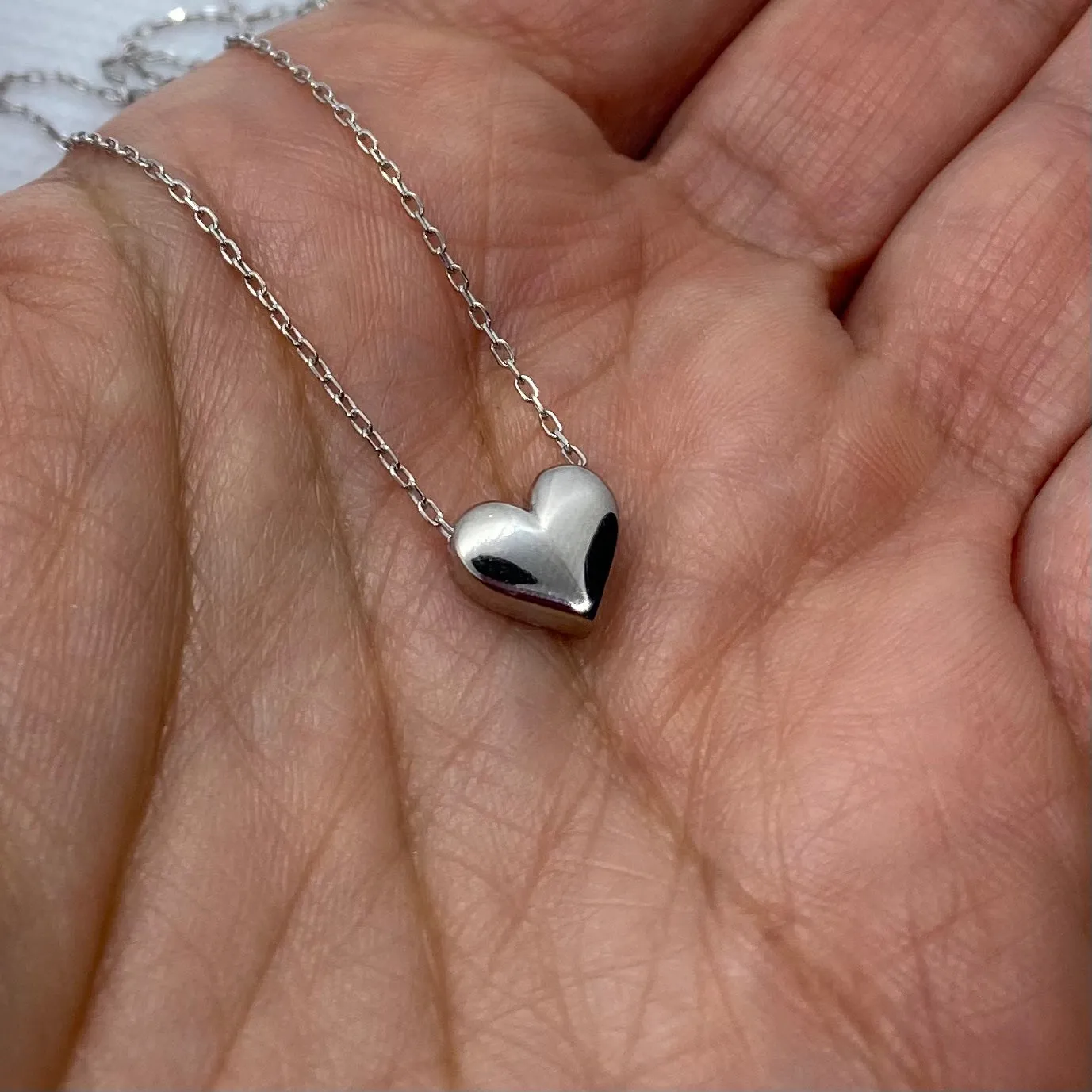 Heart Shaped necklace without stones