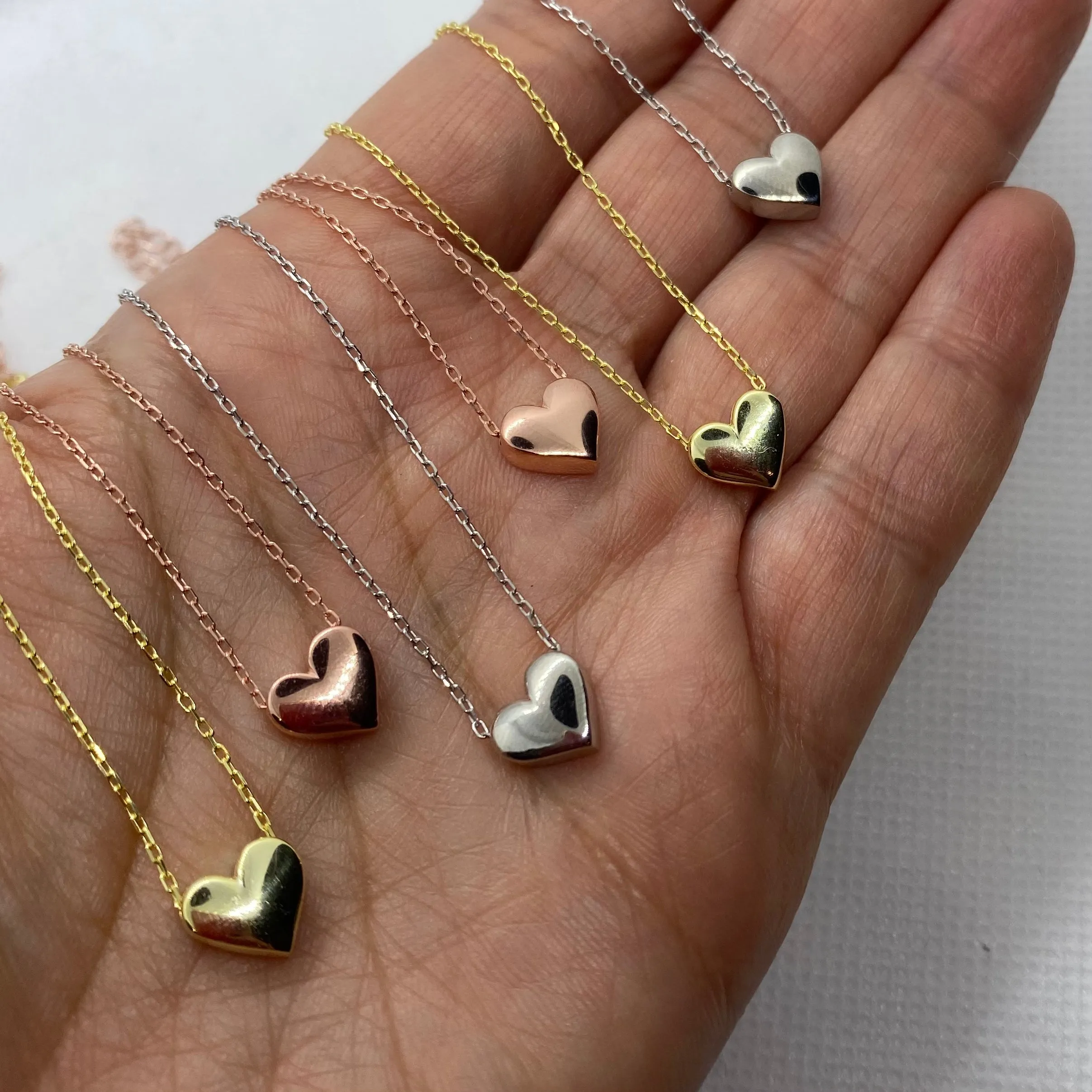 Heart Shaped necklace without stones