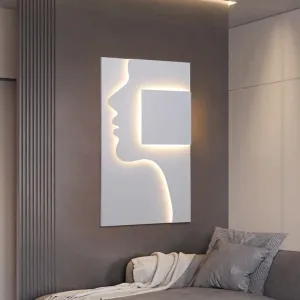 IIS Creative Indoor Wall Sconce Face Profile Art light LED