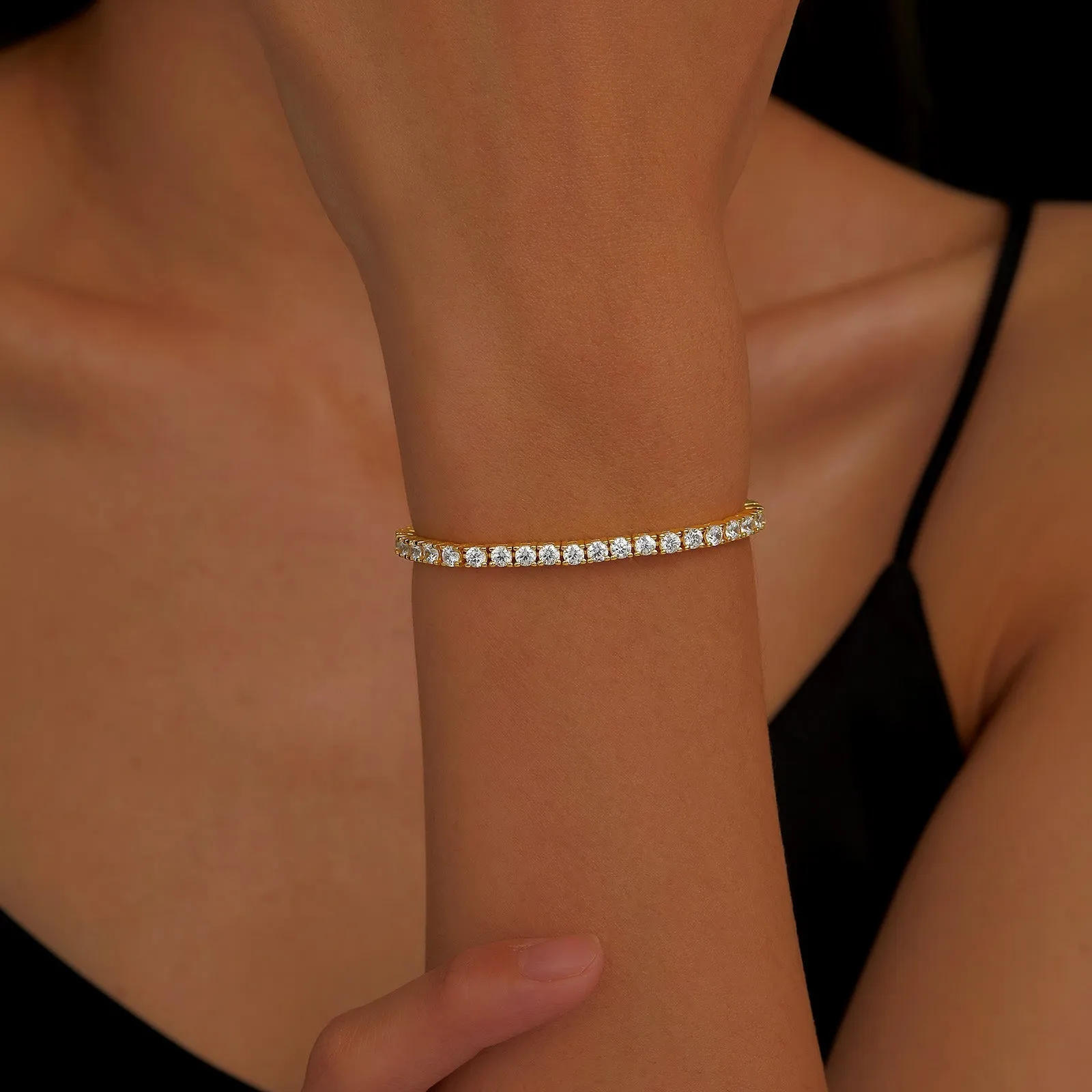 Lafonn Simulated Diamond Classic Tennis Bracelet B2001CLG