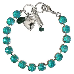 Mariana "Sun-Kissed Laguna" Rhodium Plated Must-Have Everyday Crystal Tennis Bracelet, 4252 142142ro