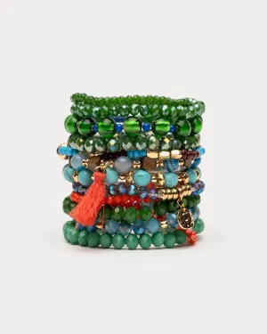 Marigot Beaded Stacked Bracelet