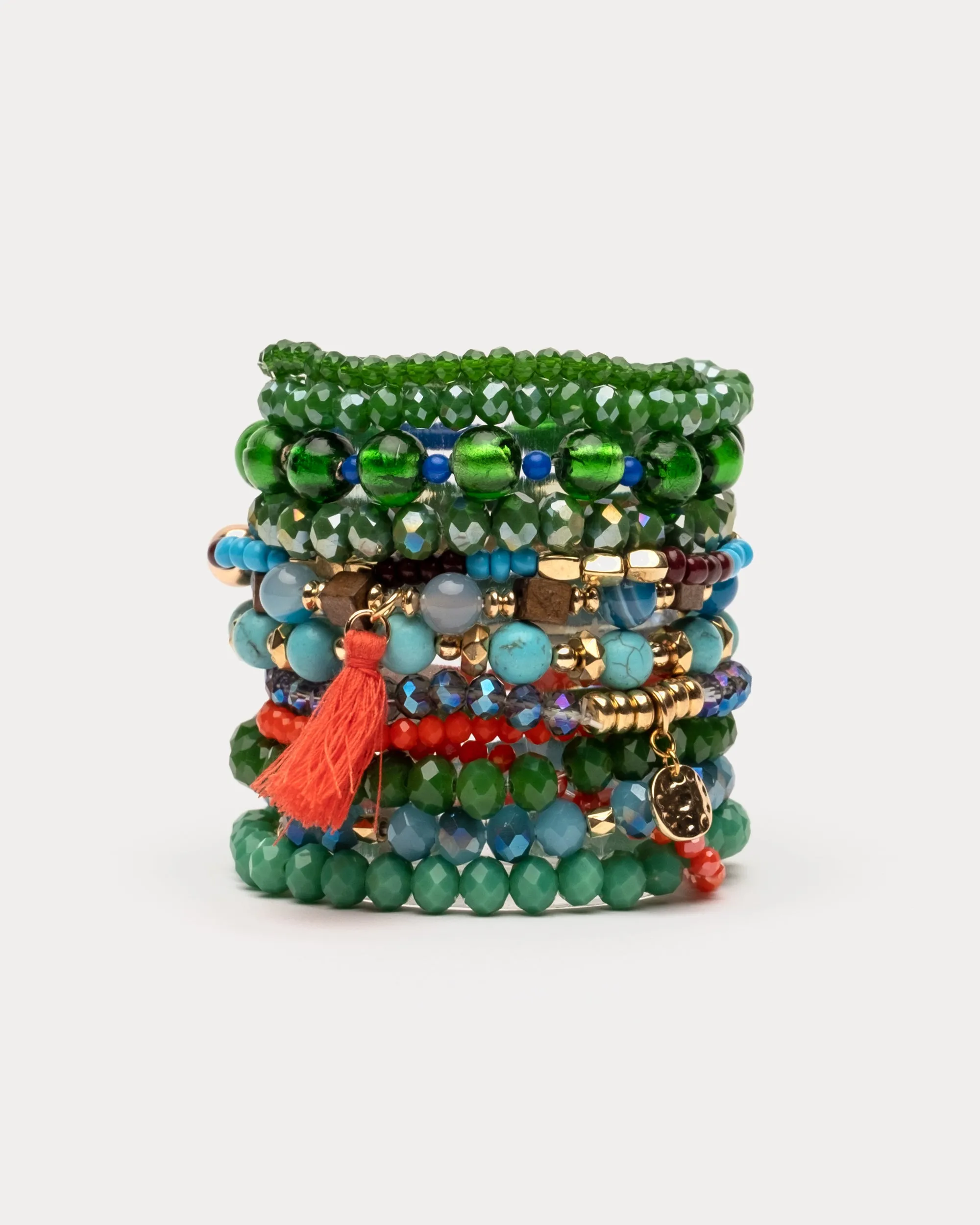 Marigot Beaded Stacked Bracelet