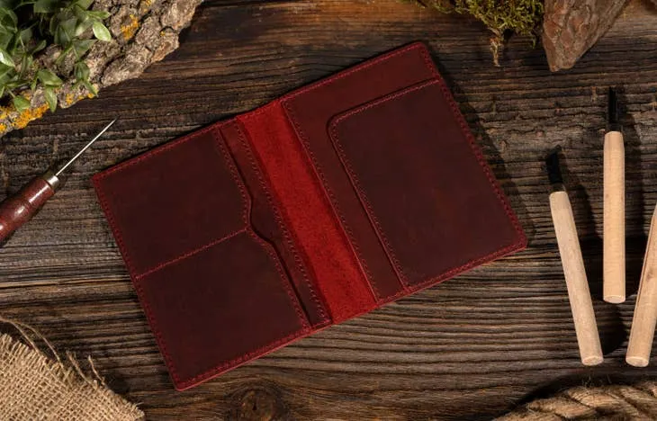 Noah Real Leather Passport Case