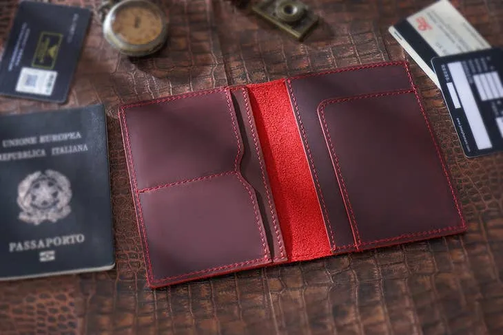 Noah Real Leather Passport Case