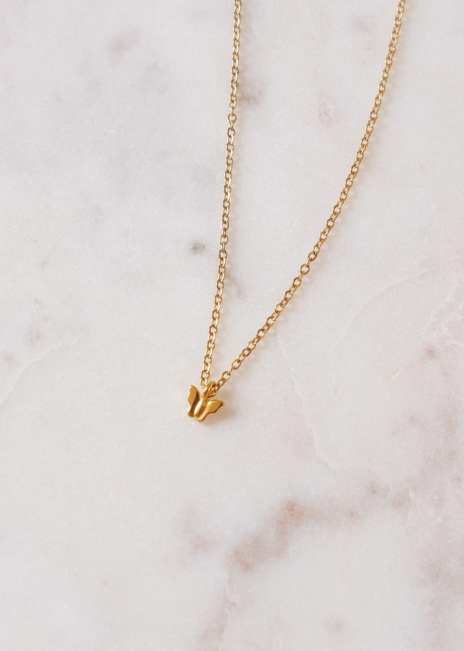 Papillon - Gold Plated necklace