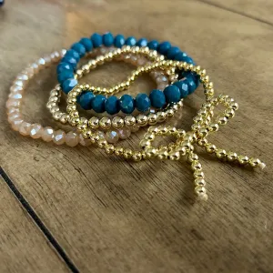 Party Blue Bracelet Stack Autumn