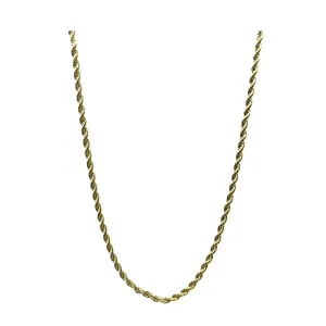 Rope Chain: 18kt Gold Fill: Available in 16", 18" and 24"