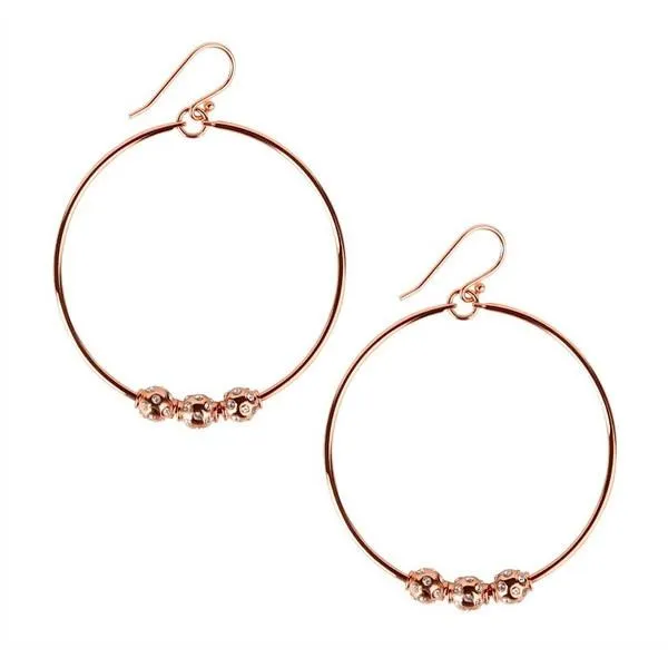 Sabine Rose Gold Hoops