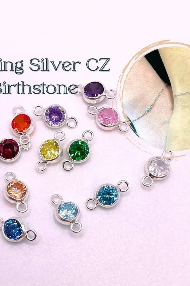 Sterling Silver Birthstone - December