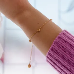 String of Hearts Bracelet