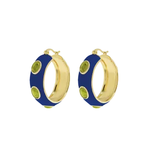 UFO Hoop Earrings