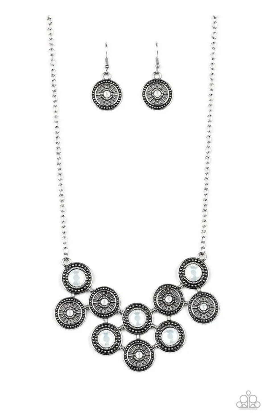 What's Your Star Sign? White Necklace - Paparazzi  Accessories