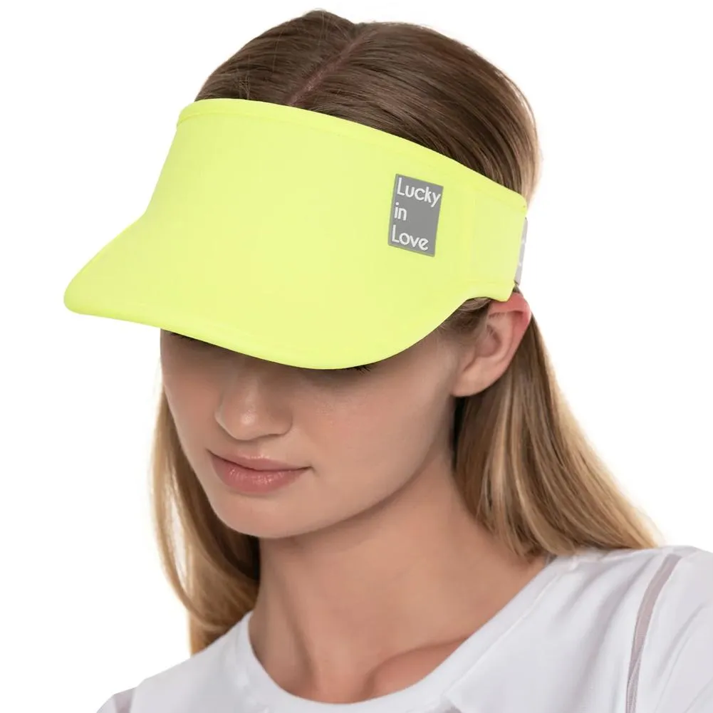 Women`s Lucky Logo Stretch Tennis Visor