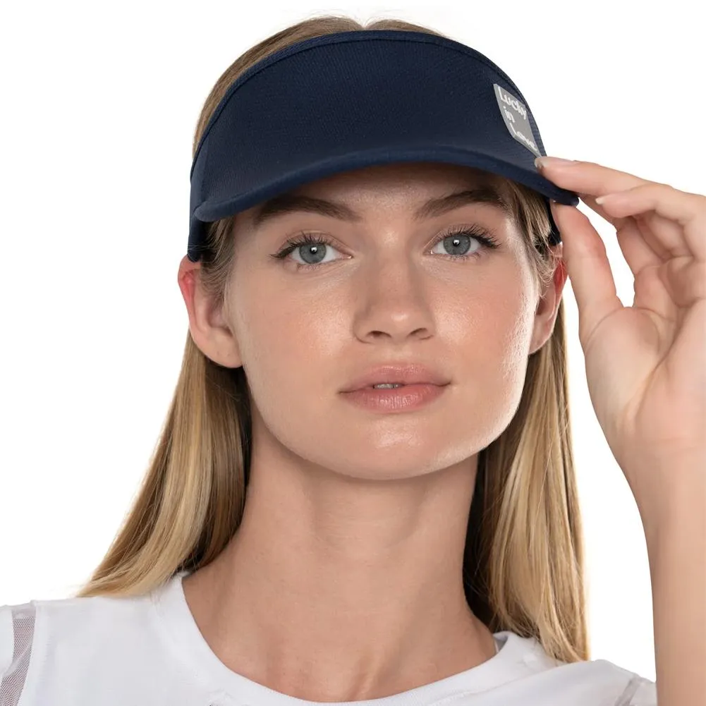 Women`s Lucky Logo Stretch Tennis Visor